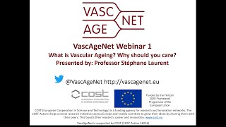 VascAgeNet webinar 1  What is vascular ageing and why should I care [upl. by Howes]