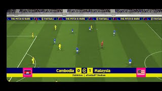 CAMBODIA vs MALAYSIA  AFF CUP 2024 [upl. by Ynohtnael]