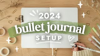 My 2024 Bullet Journal Setup [upl. by Christabel335]