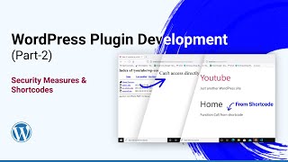 Plugin Security measures and Shortcode  WordPress Custom Plugin Development 2021 in Hindi Part2 [upl. by Alegna]