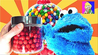 Cookie Monster Teaches Colors with Gumballs [upl. by Brodie]