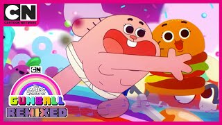 Gumball Music Video The Flakers  🎵 Gumball Remixed 🎵  Cartoon Network Africa [upl. by Notsuoh]