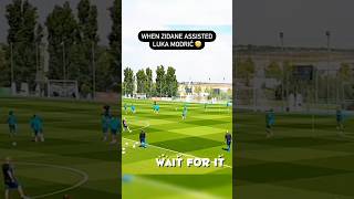 Zidane assisted 🔥 fifa football zidane lucamodric viral trending youtubeahorts [upl. by Yenal]