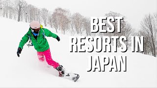 Top 5 Ski Resorts in Japan [upl. by Qifar]