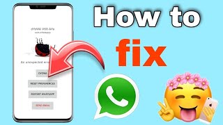 an unexpected error occurred whatsapp gb  an unexpected error occurred gb whatsapp [upl. by Adnilasor]