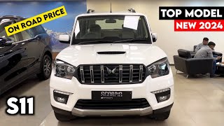 Scorpio S11 New Model 2024  Mahindra Scorpio 2024 Top Model  Price Specification Full Review [upl. by Roi]