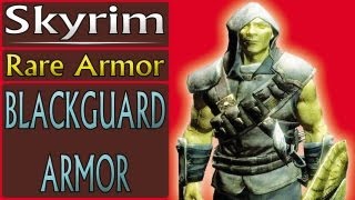 Skyrim Dragonborn DLC How to get the Blackguard Armor FULL SET [upl. by Ecinom699]