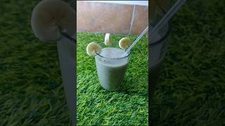 Banana Juice Recipebananajuice shorts smartkitchenwithvillagefood [upl. by Naihs]