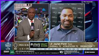 Patriots Jerod Mayo explaining selecting QB Drake Maye 3rd overall [upl. by Innep]