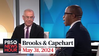 Brooks and Capehart on Trumps guilty verdict and whats next for American politics [upl. by Ahseek]