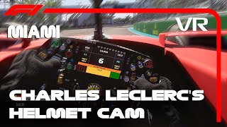 Charles Leclerc Onboard Practice MIAMI GRAND PRIX VR F123 [upl. by Dael93]