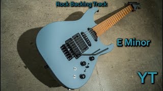 Heavy Rock Guitar Backing Track E Minor [upl. by Aibara]