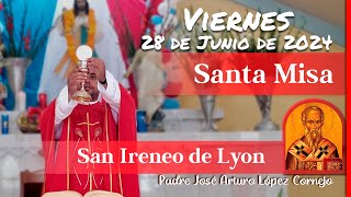 ✅ MISA DE HOY viernes 28 de Junio 2024  Padre Arturo Cornejo [upl. by Atnod655]