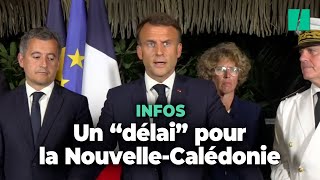 En NouvelleCalédonie Macron donne finalement un nouveau délai pour trouver « un accord global » [upl. by Amery]