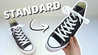 HOW TO LACE CONVERSE STANDARD Way [upl. by Ardeed]