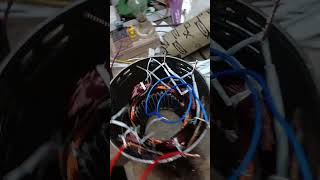 2hp motor new coyal wanding electiric motor shortvideo [upl. by Nwhas507]