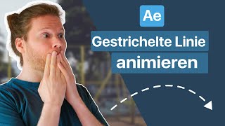 After Effects Gestrichelte Linie animieren 3 Minuten [upl. by Ynohtnakram]