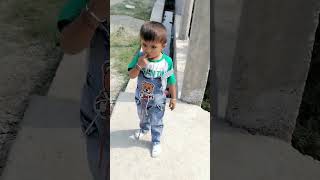 Speaking baby language and enjoying childhood❤️cutebabyboy babyplays childrensjoy cuteNepalibaby [upl. by Jarlen]