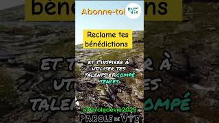 Réclame tes bénédictions benefits youtubeshorts jesus jesuschrist shortvideo [upl. by Maroney634]