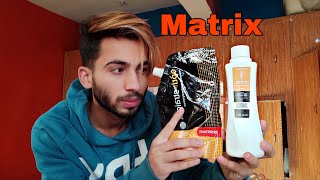 Matrix hair straightening cream Review Price  Procedure [upl. by Llednov132]