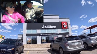 Visiting Jollibee Regina kasama ang mga kapatid  Buhay Canada [upl. by Mcbride]