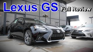 2016 Lexus GS Full Review  GS 200t 350 450h amp FSport [upl. by Leaw]