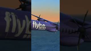 flybe flight 013 tfs plans go up planes go down plane planecrash tfshorts TeamNMG aviation [upl. by Ardnasal]