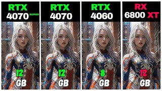 RTX 4060 VS RX 4070 SUPER VS RTX 4070 VS RX 6700 XT  Test in 20 Games [upl. by Acsehcnarf]