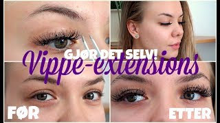 DIY VIPPEEXTENSIONS HJEMME  SLIK GJØR DU ♡  Victoria Alvik [upl. by Dyoll939]