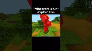 I HATE MINECRAFT💀1 minecraft minecraft2024 minecraftshorts shorts yputubeshorts [upl. by Karab]