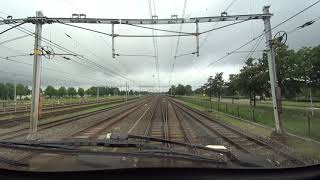 A train drivers view Hoofddorp Opstel  Alkmaar VIRM 24Jul2020 [upl. by Eberhard]