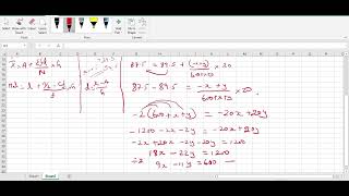 Missing Frequency  part 2 Measures of Average Mean  Median  Mode [upl. by Anirret286]