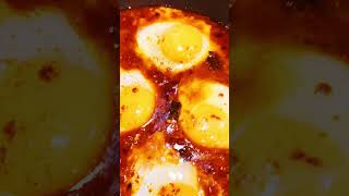 Easy Shakshuka egg recipe 😋poached Egg curry recipe subscribe egg foodshort cooking vial [upl. by Andriana]