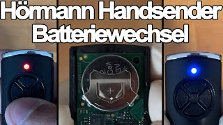 Hörmann Handsender Batteriewechsel  Garagentor [upl. by Hindorff62]