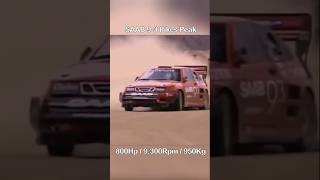 The insane 800Hp SAAB 93 Pikes Peak 🚀🔥 [upl. by Oninotna]