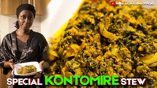 How to Make Simple Ghanaian Kontomire Stew Palava Sauce [upl. by Litsyrk]