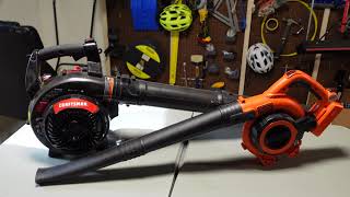 Gas leaf blowers DOMINATE Battery leaf blowers  Heres why [upl. by Nicolina]