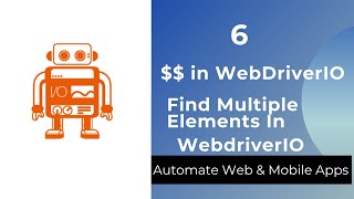 What Is  In WebdriverIO  findElements In WebdriverIO [upl. by Mazlack]