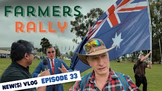 NEWS Vlog Farmers Rally in Canberra Against Reckless Renewables feat Senator Babet [upl. by Suirada]