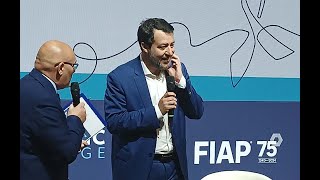 Transpotec Logitec Matteo Salvini inaugura il FIAP Logistic Village [upl. by Daphne301]