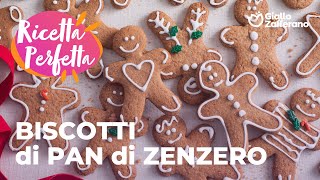 BISCOTTINI di PAN di ZENZERO  la RICETTA ORIGINALE dei GINGERBREAD😋❤️ [upl. by Ahscrop946]