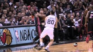 Dwyane Wade flop Game 2 NBA Finals [upl. by Simah]