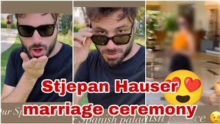 Stjepan Hauser got married in Spain with maria vessa [upl. by Lupiv]