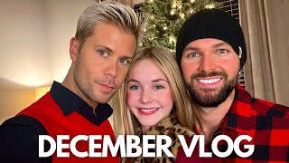 FAMILY CHRISTMAS TIME VLOG Date Night Baking Christmas Lights Cards amp More VLOGMAS DAY 22 [upl. by Hajidak236]