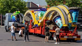 Opbouw Kermis Venray 2022 [upl. by Thorny]