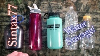 Backpacking Water Storage  Nalgene Disposable or Hydration Bladder [upl. by Krasner]