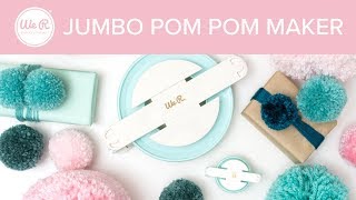 Jumbo Pom Pom Maker by We R Memory Keepers [upl. by Assilam]