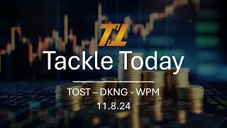 Tackle Today Stocks in the News TOST  DKNG  WPM [upl. by Pietra270]