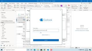 How to Add a New Email Account to Outlook  Office 365 [upl. by Cormack]