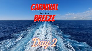 Carnival Breeze Cruise February 2024 Day 2 [upl. by Rendrag]